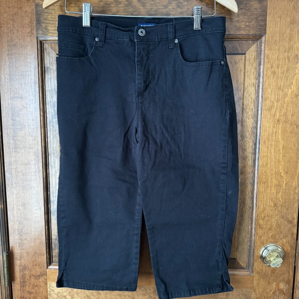 Architect Petites Black 5-Pocket Capris Size 12P